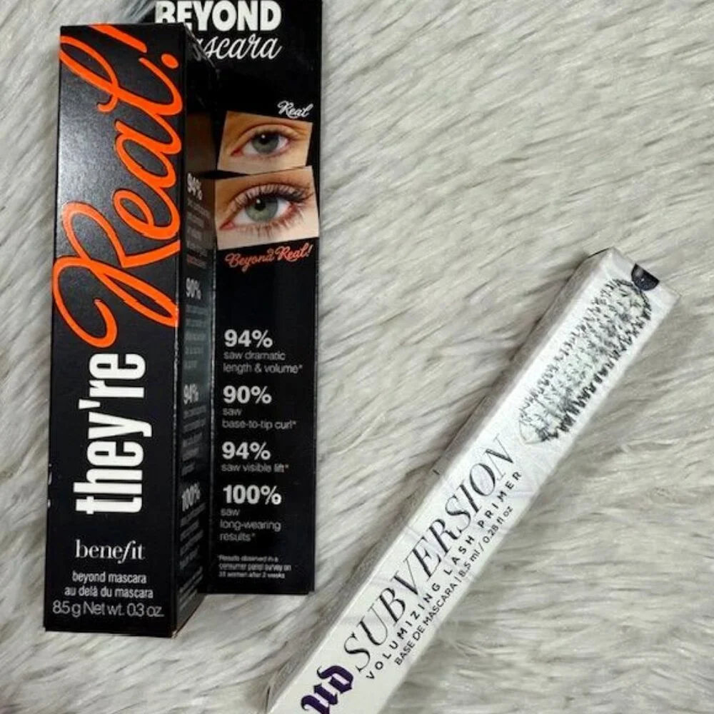 Benefit They're Real Mascara .3oz + Urban Decay Subversion Lash Primer .28oz Set